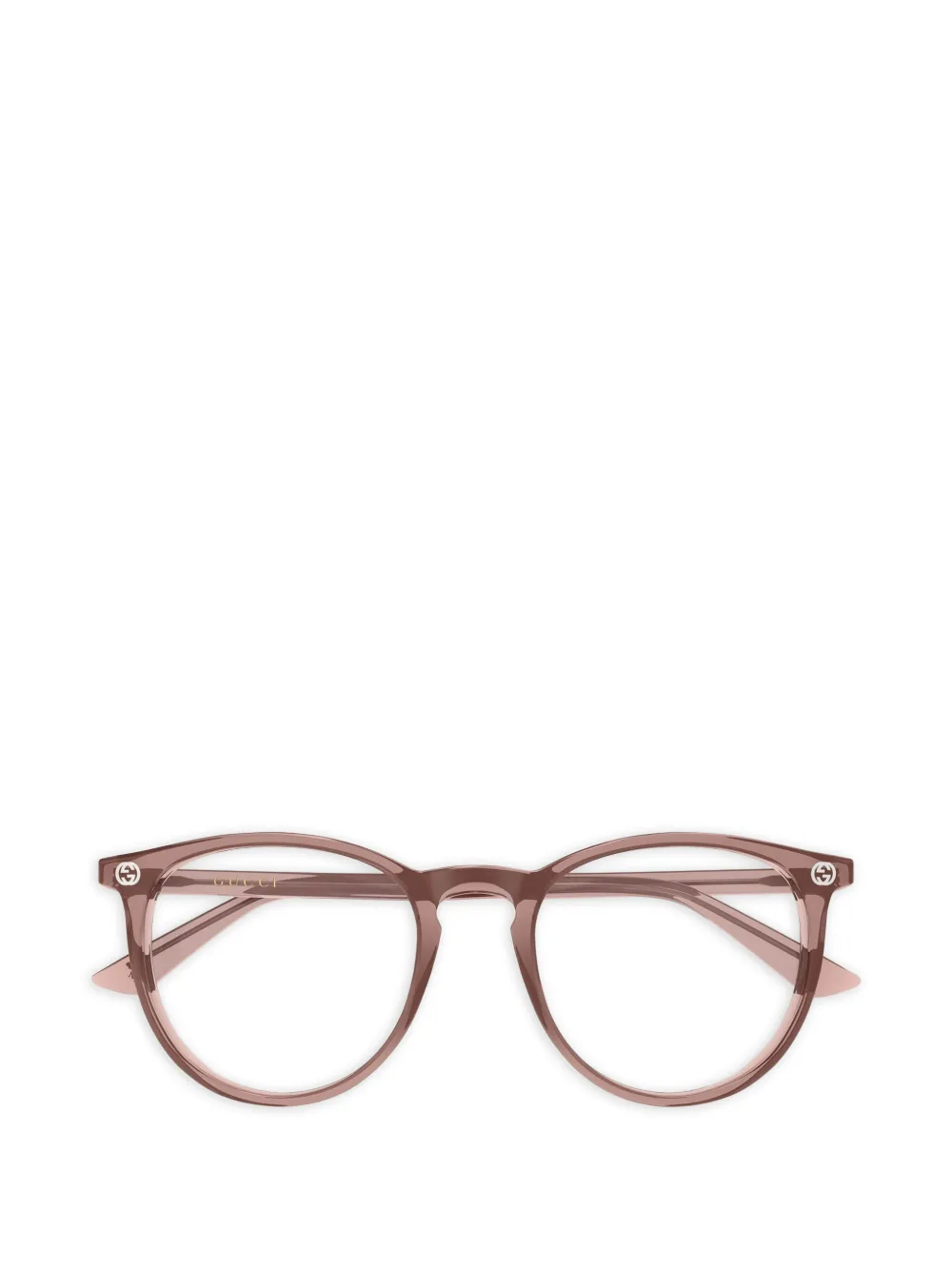 Gucci Eyewear round-frame glasses - Rosa
