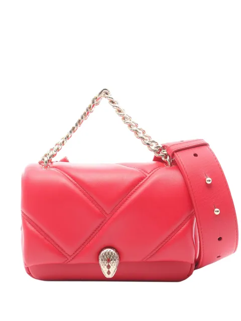 Bvlgari Pre-Owned 2010-2026 Mini Leather Serpenti Cabochon satchel