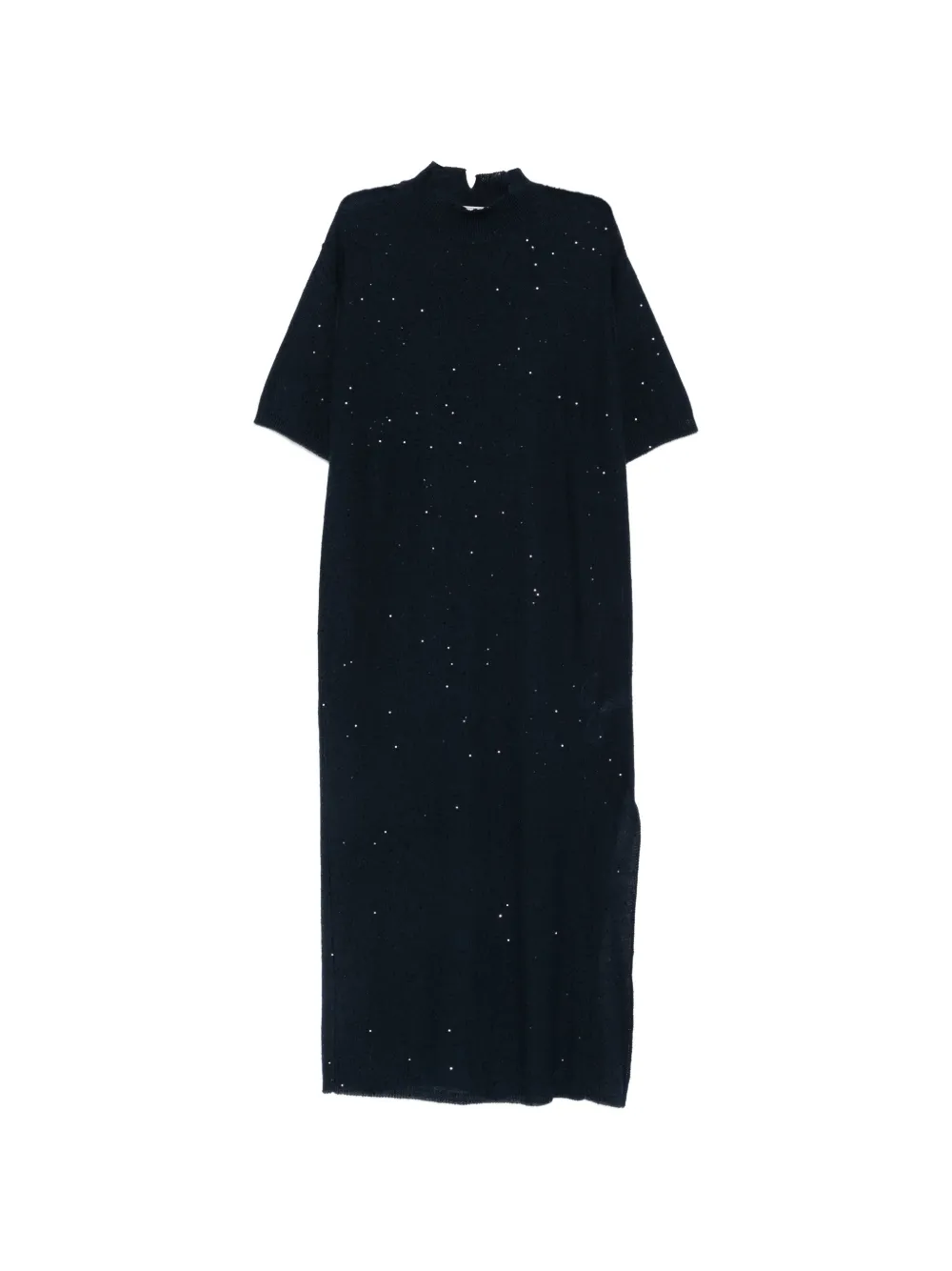 Antonelli Garofano sequin-embellished knitted midi dress - Blu