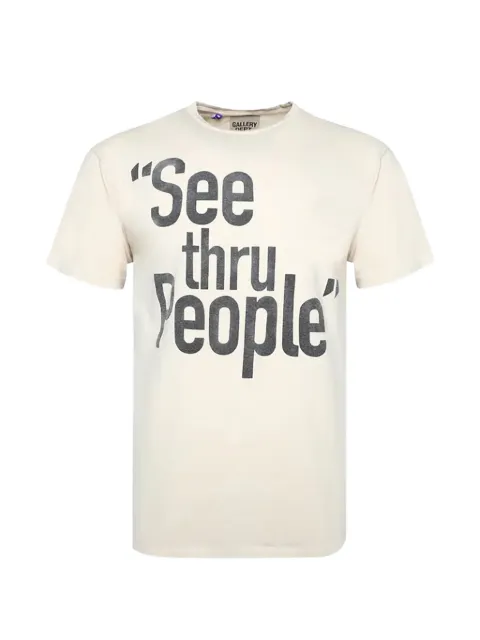 GALLERY DEPT. playera con eslogan estampado