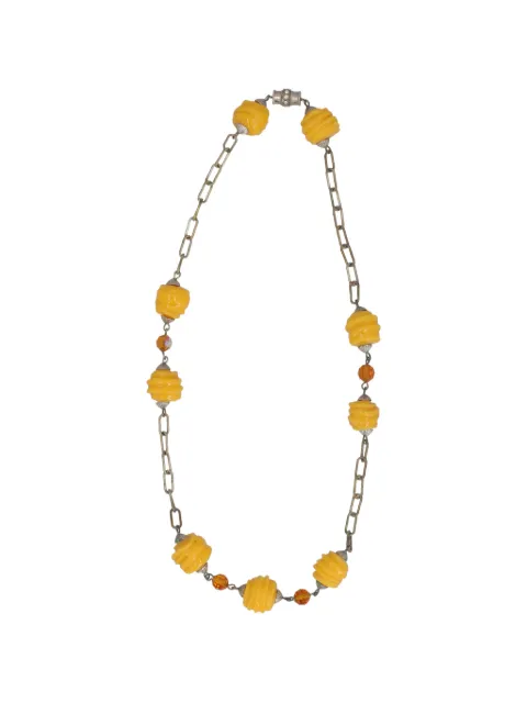 Ungaro 1980s bijoux beaded necklace