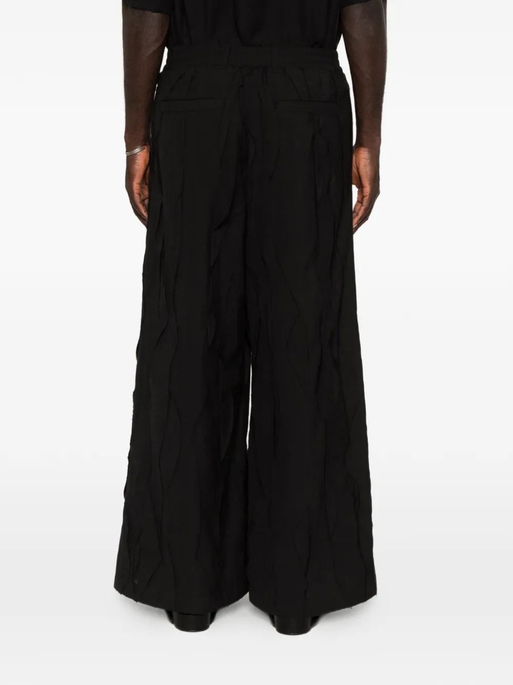 SONGZIO Fragment broek met franje Zwart