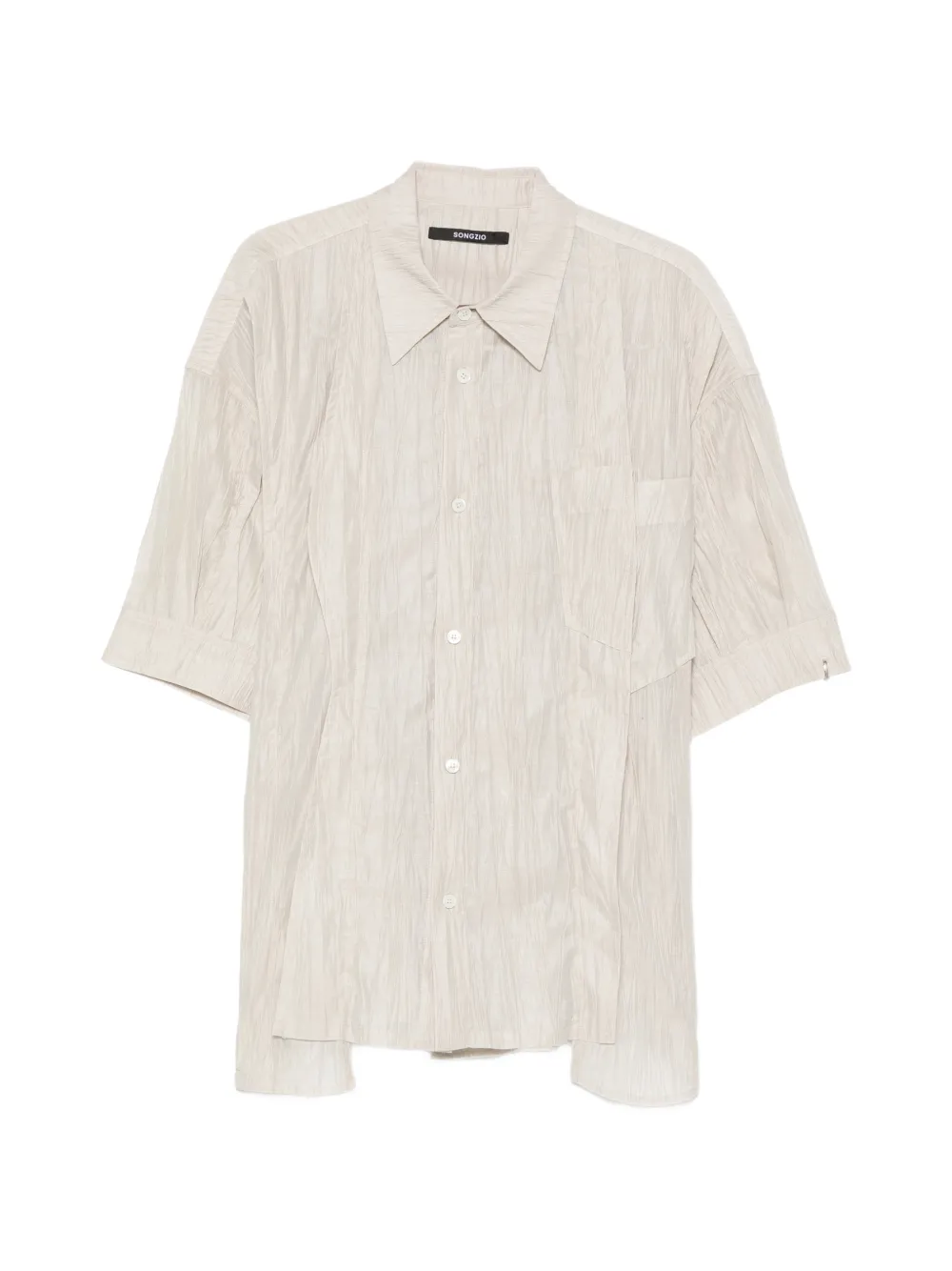 SONGZIO Polyptych crease shirt - Toni neutri