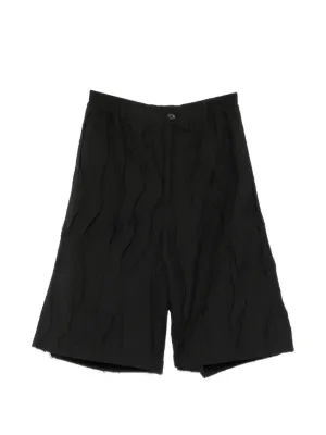 Raf Simons high-waisted Cotton Shorts | Black | FARFETCH