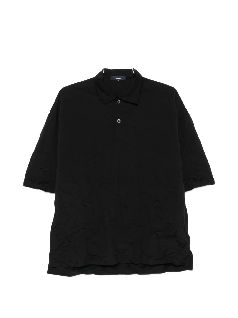 Comme des Garçons Homme buttoned polo shirt - Nero