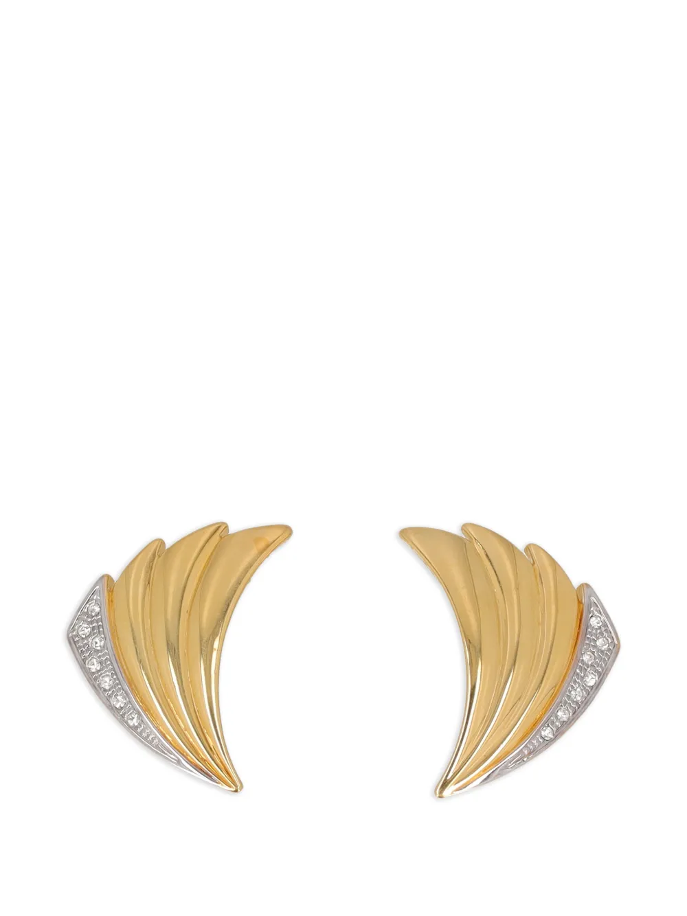 Ugo Correani Vintage 1970-1980s clip-on earrings - Oro