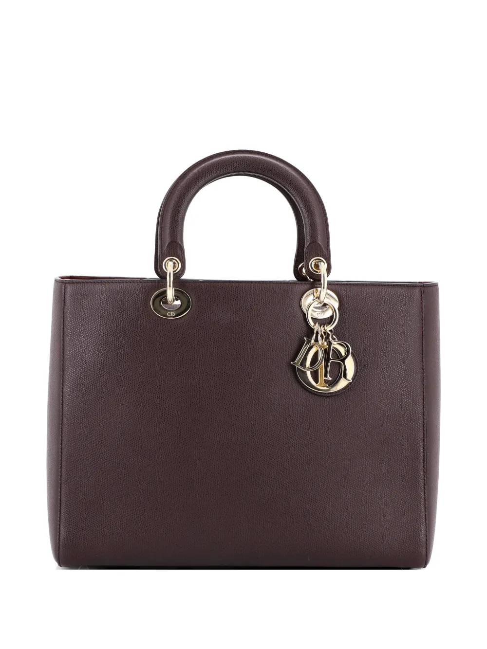 Christian Dior Pre-Owned Lady Dior Bag Leather Large tote bag - Rot