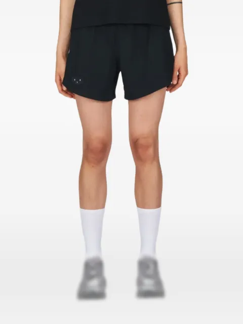 UNNA Tempo logo-patch shorts