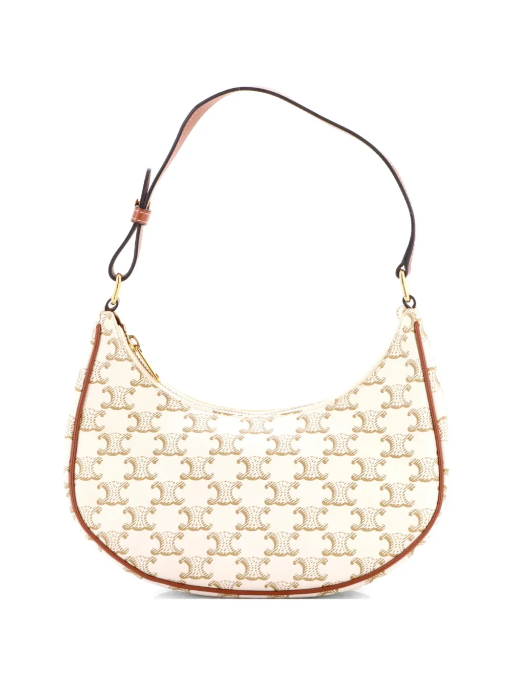 Celine Pre-Owned Ava Bag Triomphe Coated Canvas hobo bag - Toni neutri