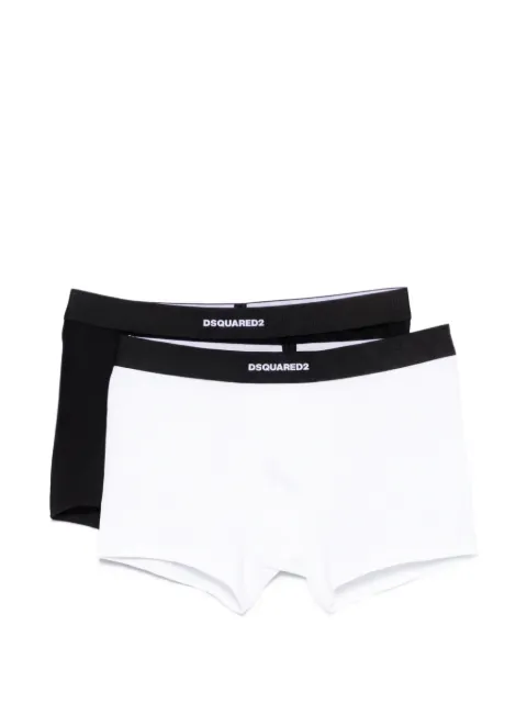 DSQUARED2 logo-waistband trunks (set of two)