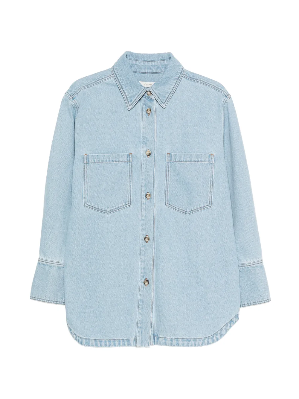 JOSEPH Camicia denim con tasche applicate - Blu