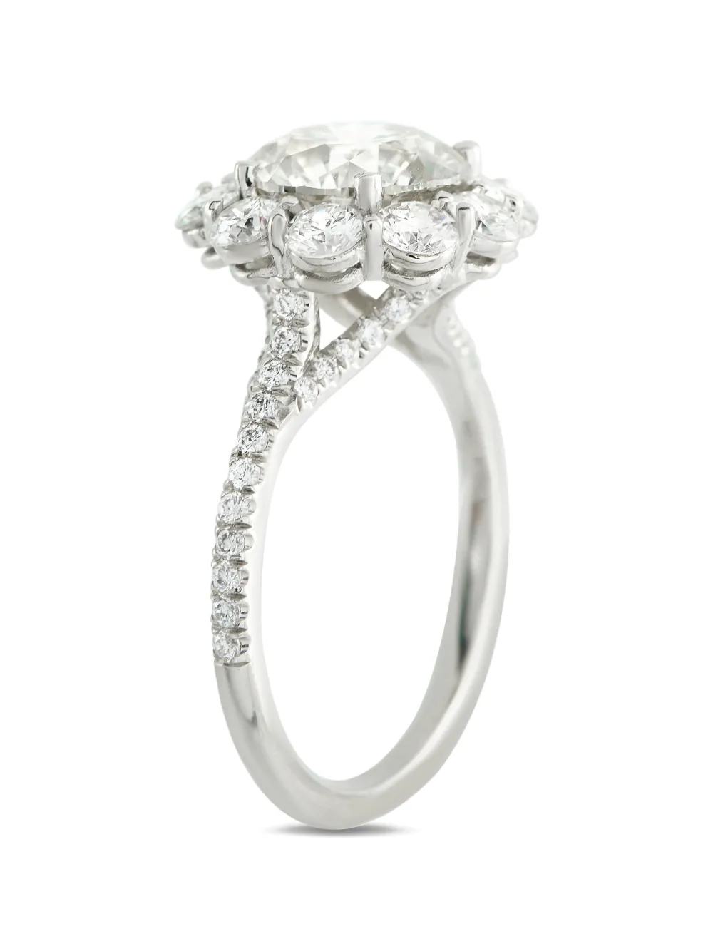 LB Exclusive diamond-embellishment ring - Argento