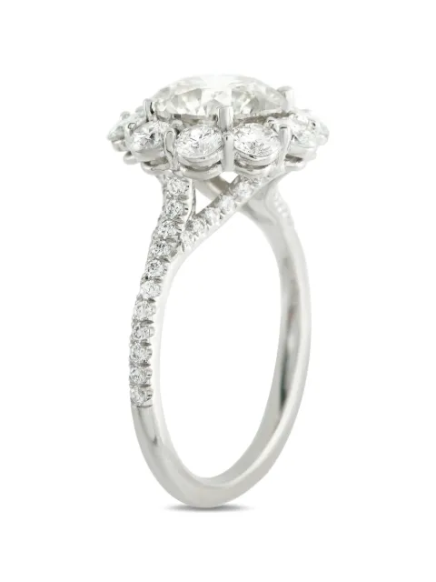 LB Exclusive diamond-embellishment ring