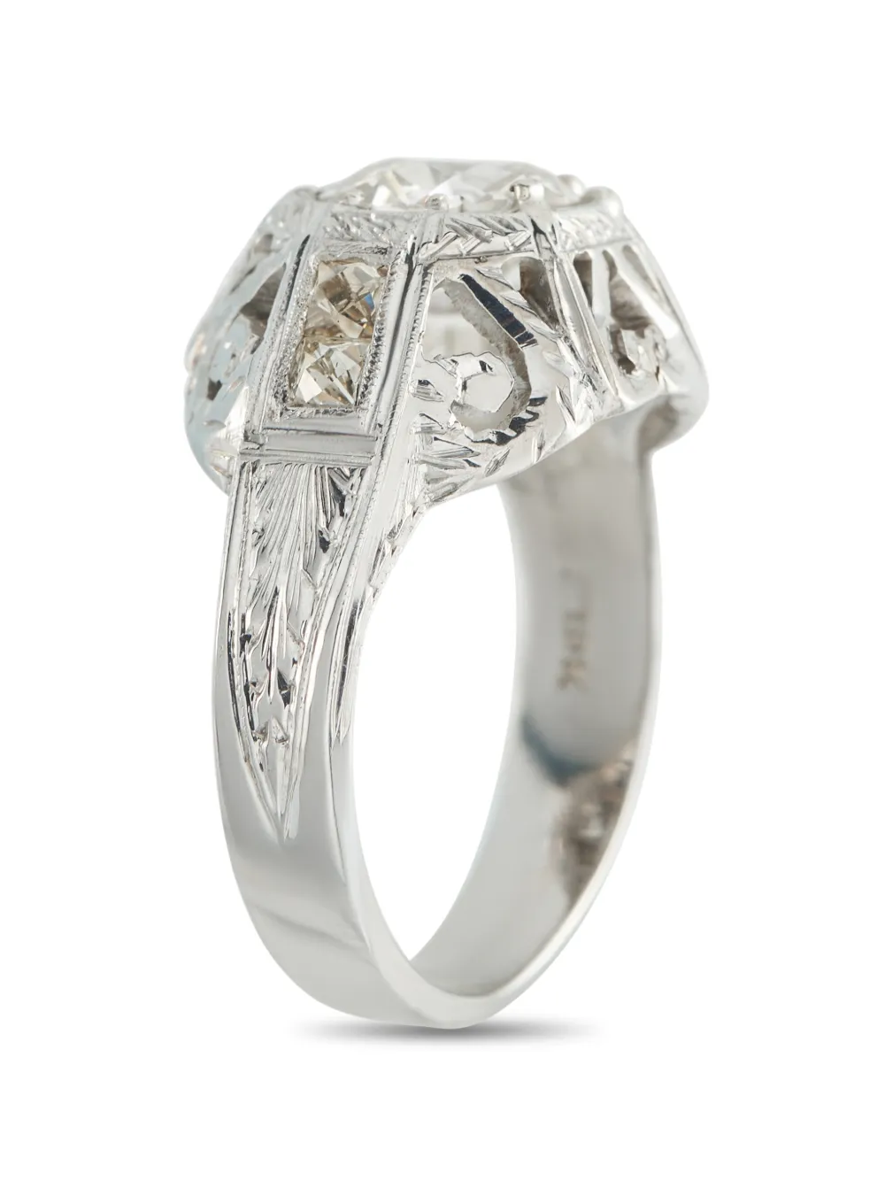 LB Exclusive diamond-embellishment ring - Argento