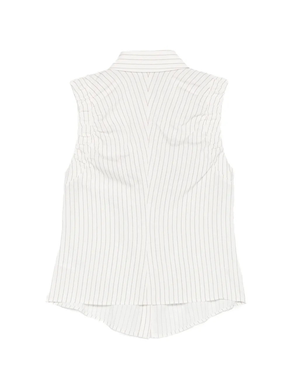 Patrizia Pepe Mouwloos shirt Wit