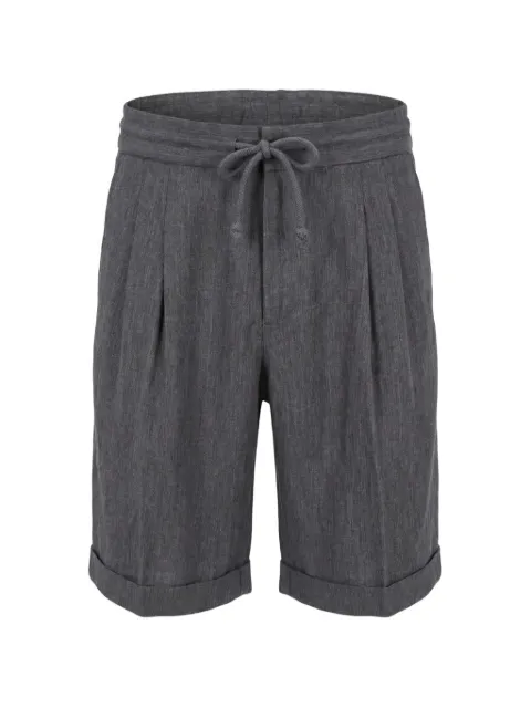 Brunello Cucinelli drawstring linen shorts