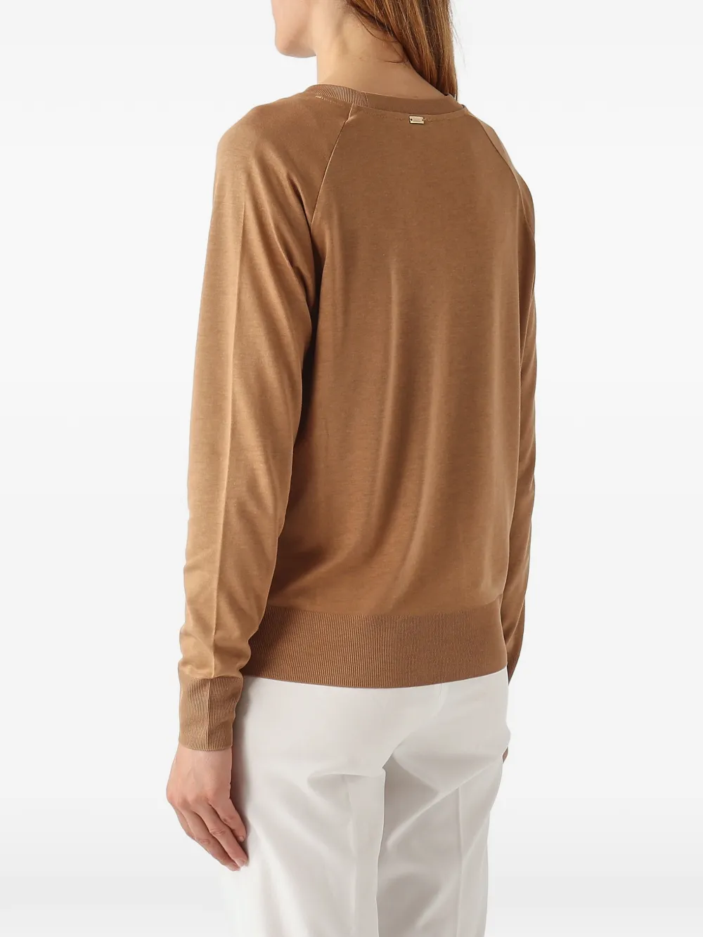 Herno T-shirt met raglan mouwen Beige