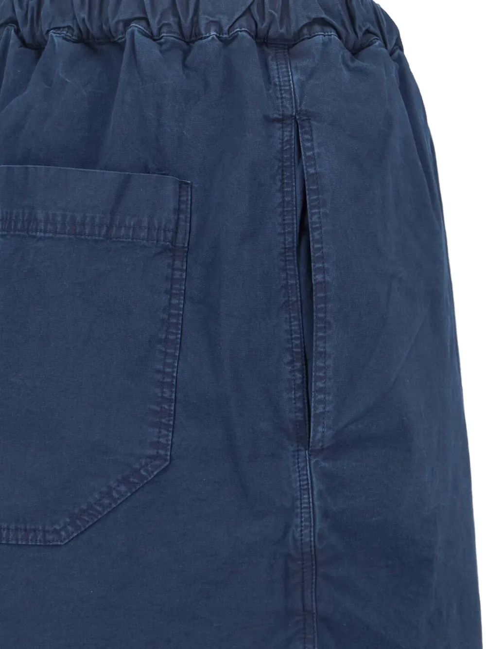 RANRA Keel shorts met logo-detail Blauw