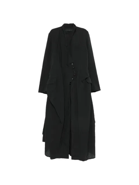 Marc Le Bihan crinkled long coat