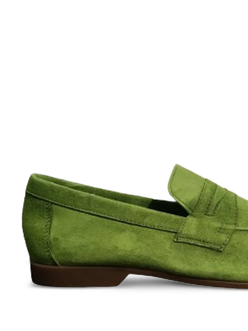 ANTICA CUOIERIA penny-slot loafers Groen