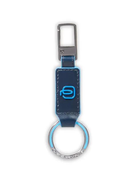 PIQUADRO carabiner leather keyring