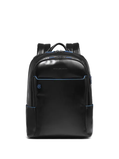 PIQUADRO leather laptop backpack