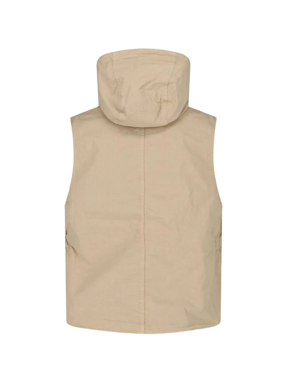 Roy Rogers x Engineered Garments gilet met capuchon en rits Beige