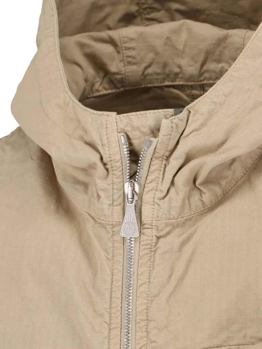 Roy Rogers x Engineered Garments gilet met capuchon en rits Beige