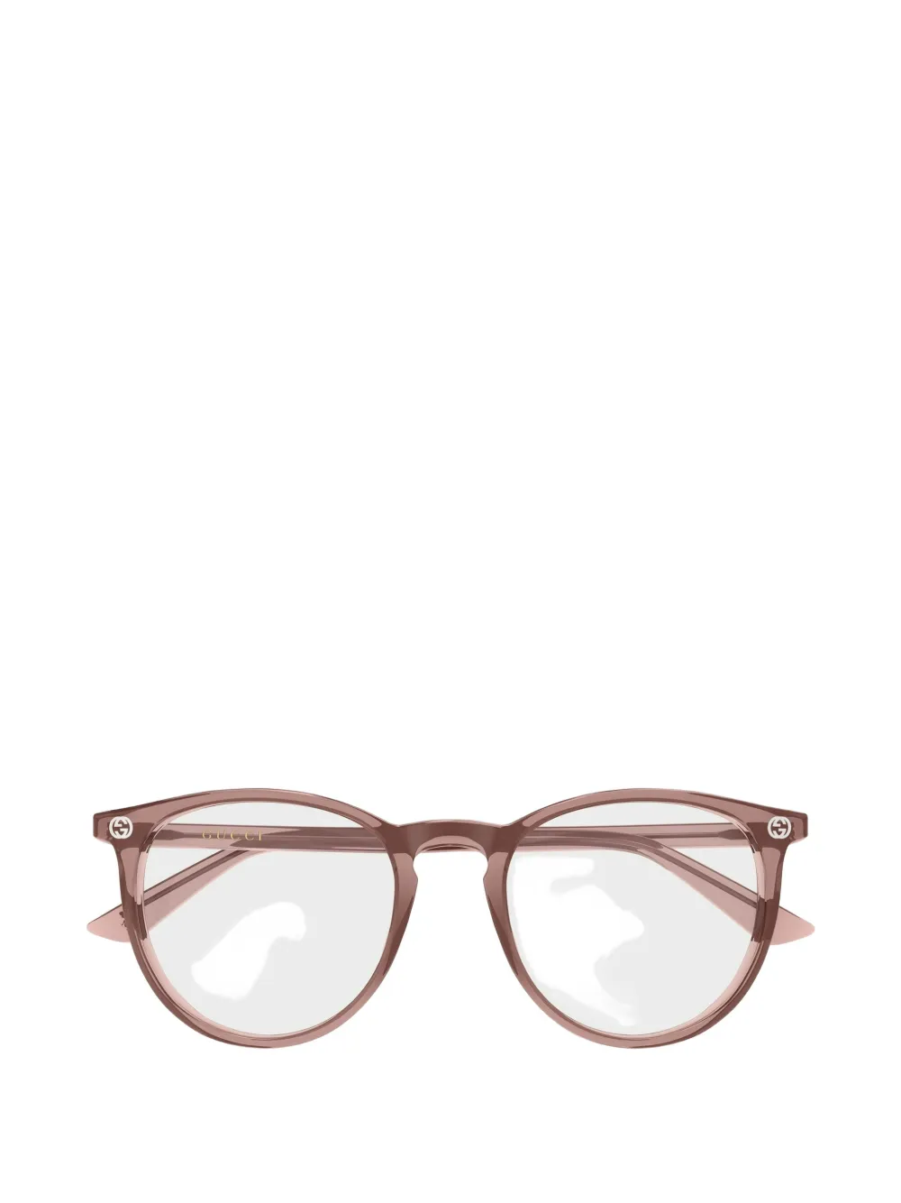 Gucci Eyewear round-frame glasses - Rosa