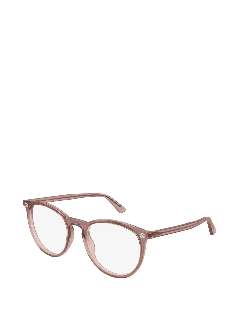Gucci Eyewear Bril met rond montuur Roze