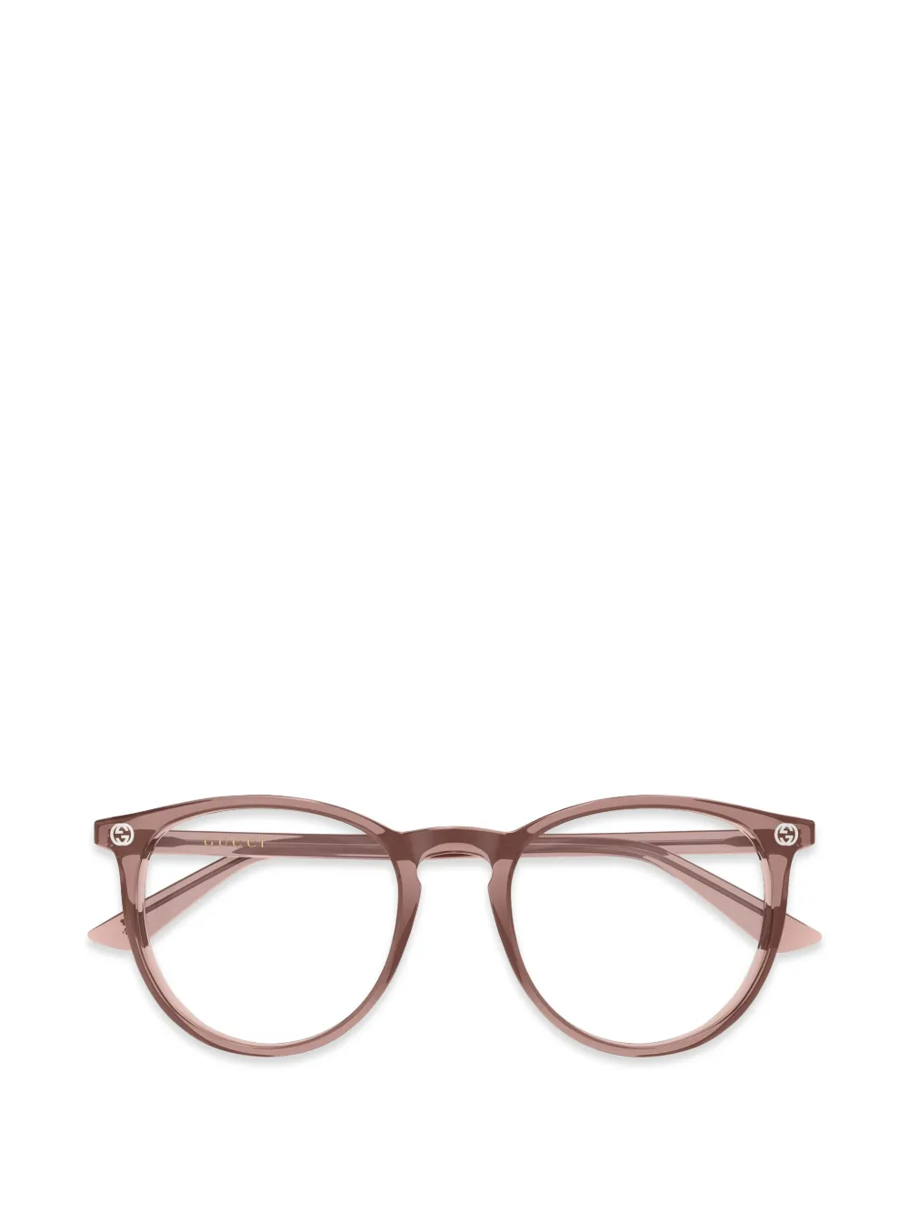 Gucci Eyewear round-frame glasses - Rosa