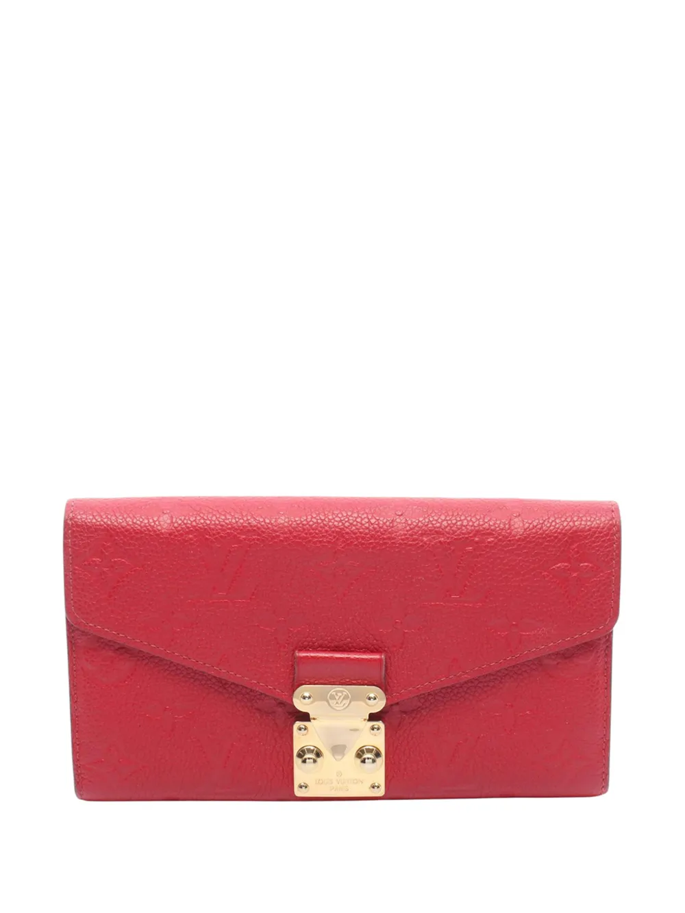 Louis Vuitton Pre-Owned 2018 Monogram Empreinte Metis Wallet long wallets - Rosso