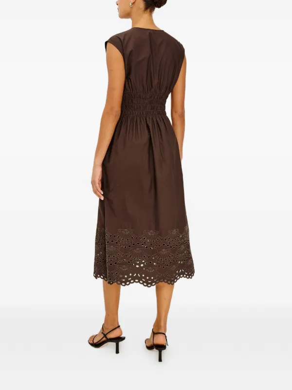 roxanne embroidered maxi dress Rails Roxanne Dress Espresso