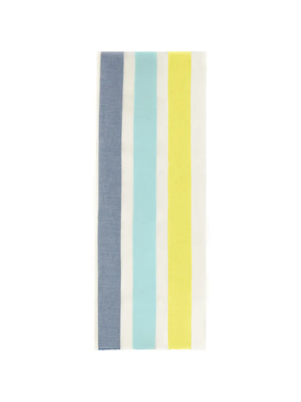 Paul & Shark Gestreepte sjaal met logodetail Beige