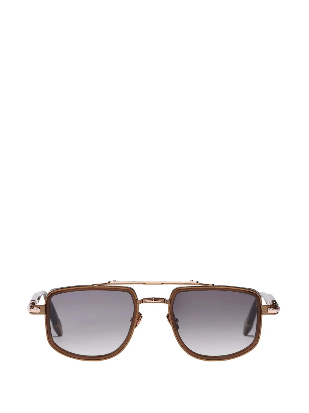 John Dalia Kai square-frame sunglasses - Marrone
