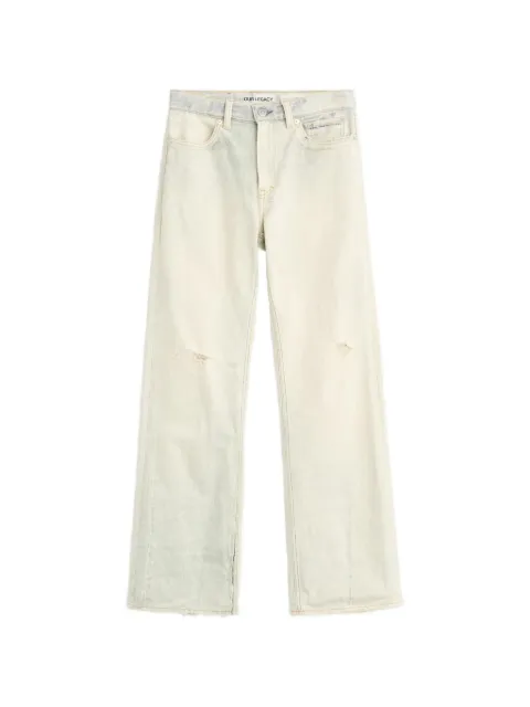 OUR LEGACY ripped printed jeans