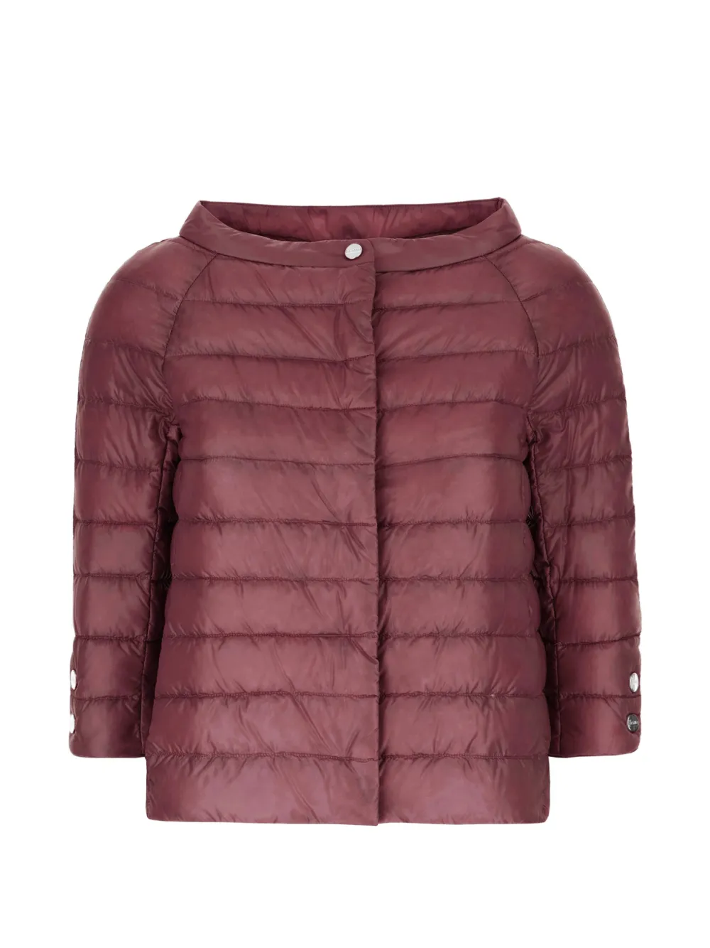 Herno Elsa padded jacket cape - Rosso