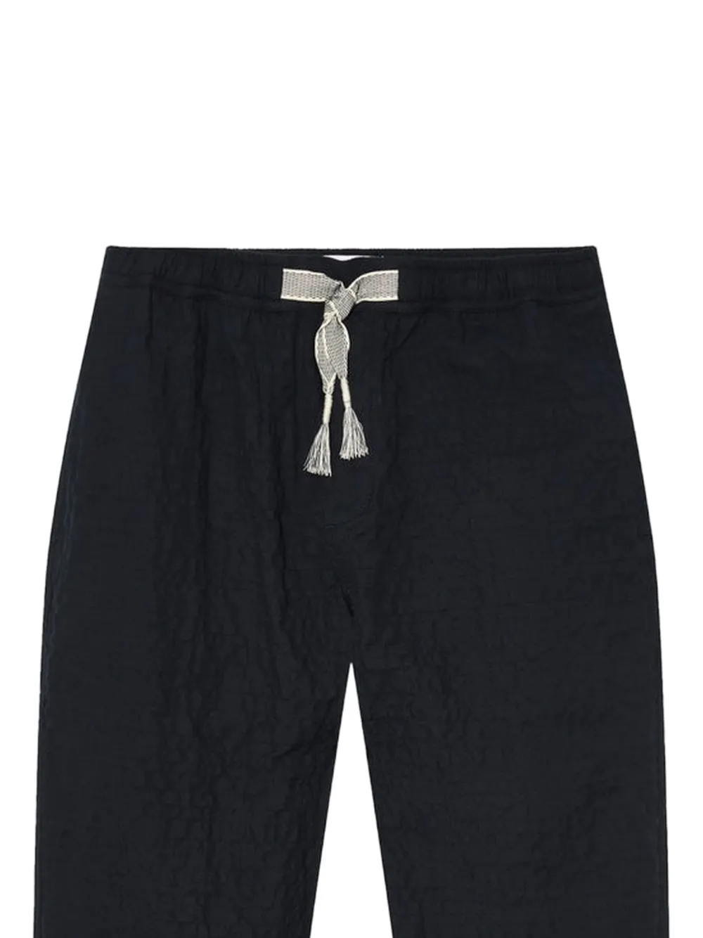 Orlebar Brown Sonoran katoenen broek met trekkoord en textuur Blauw