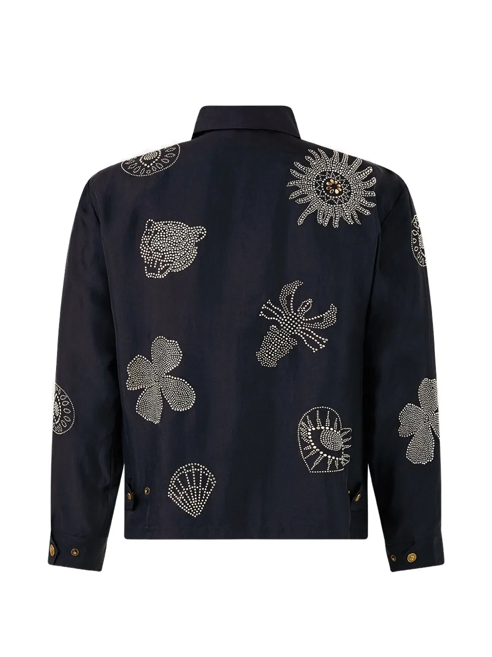 Camilla 장식 크롭 집업 재킷 | 경량 재킷