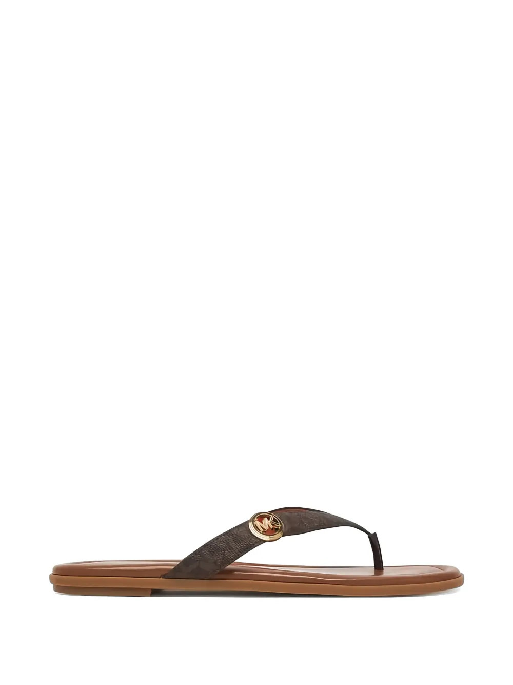 Michael Kors Sandalen met logo Bruin