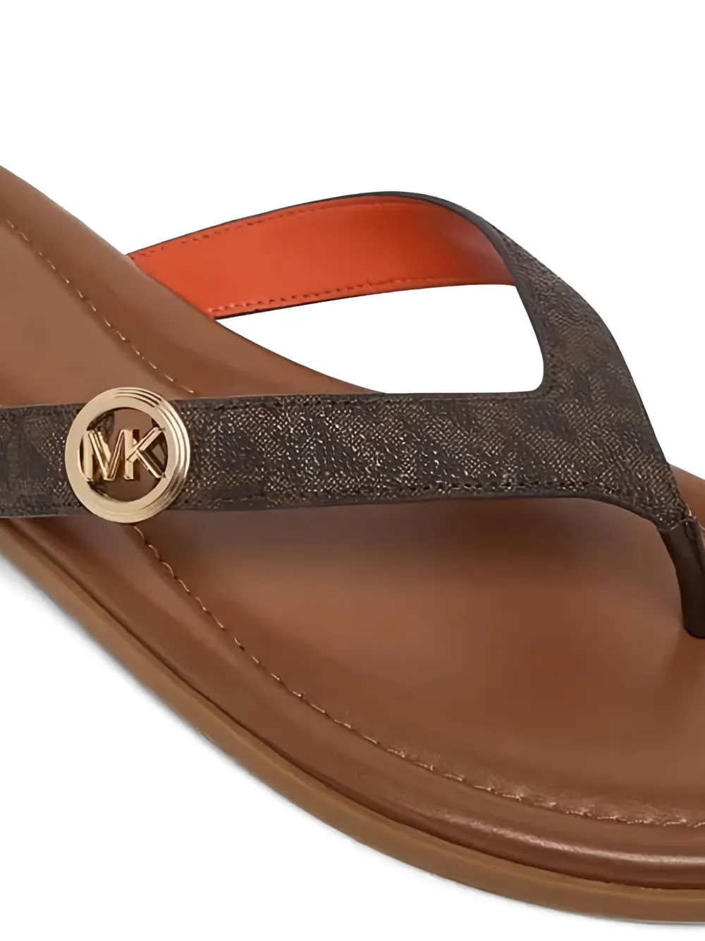 Michael Kors Sandalen met logo Bruin
