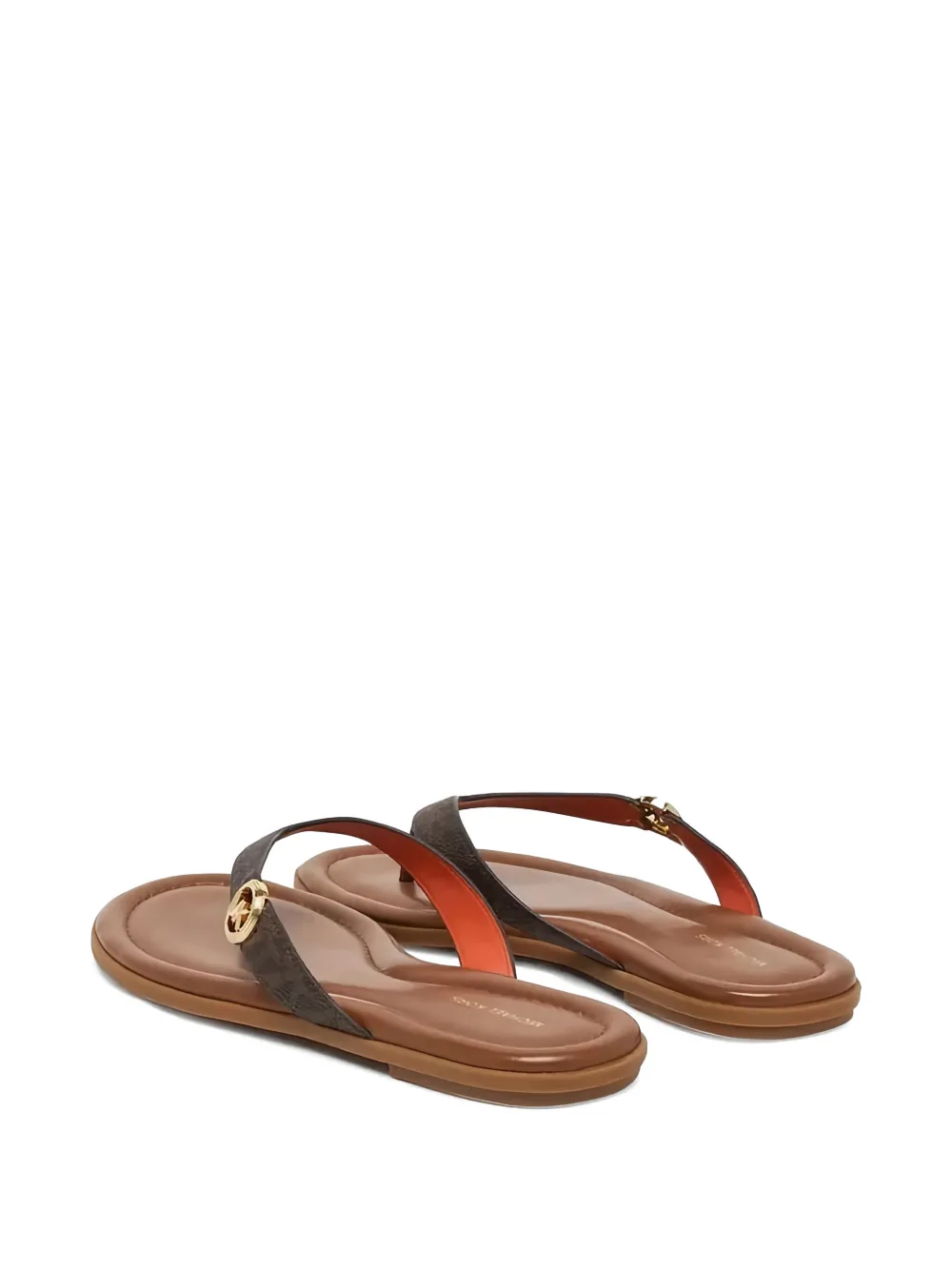 Michael Kors Sandalen met logo Bruin