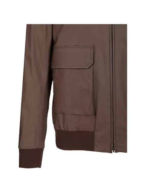 Herno zip-up cotton bomber jacket