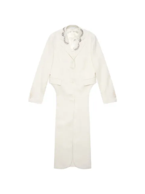 Simone Rocha cutout embellished coat