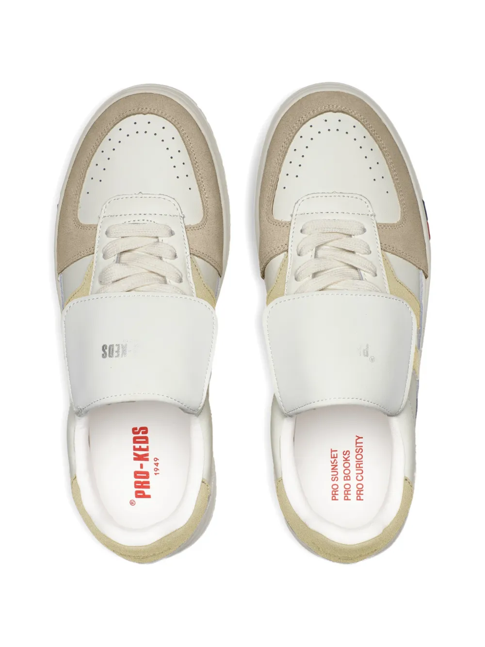 Pro-Keds Field King sneakers met streep Wit