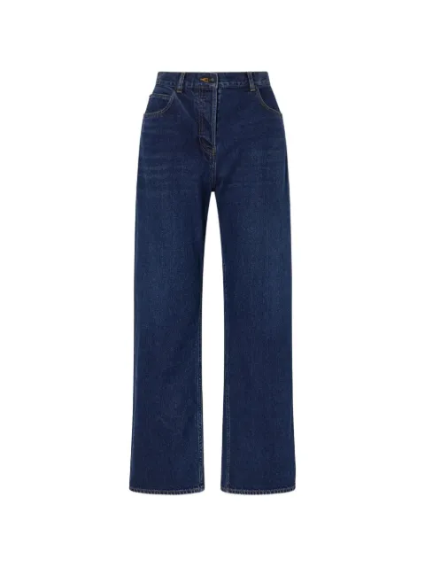 The Row high-waisted wide-leg denim jeans