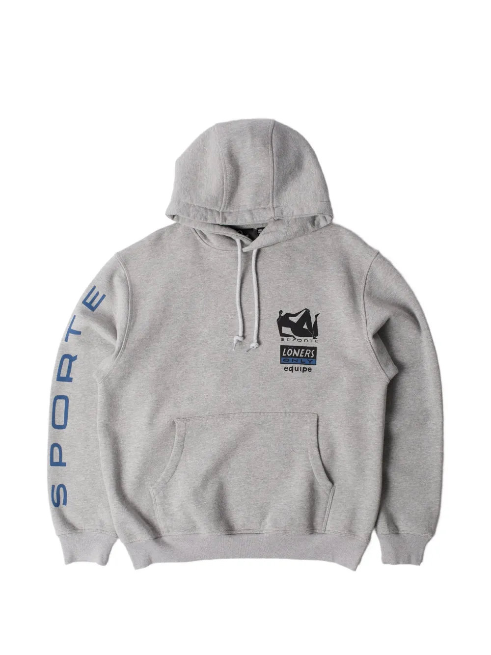 BY PARRA 파라 스포트 그래픽 디테일 코튼 후디 | 그레이 | Image 1