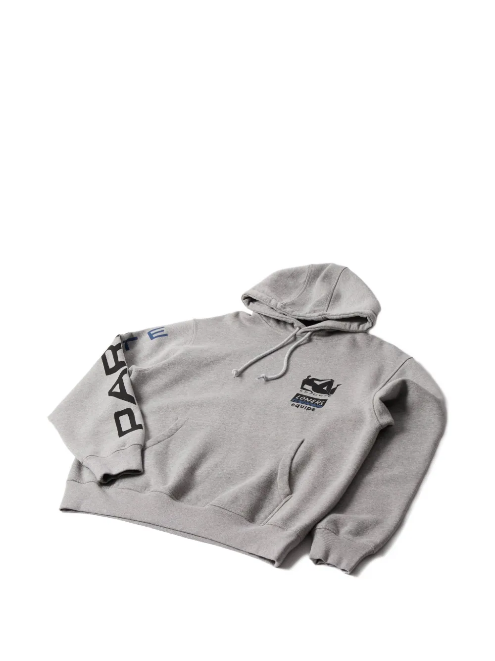 BY PARRA Sporte katoenen hoodie met grafisch detail Grijs