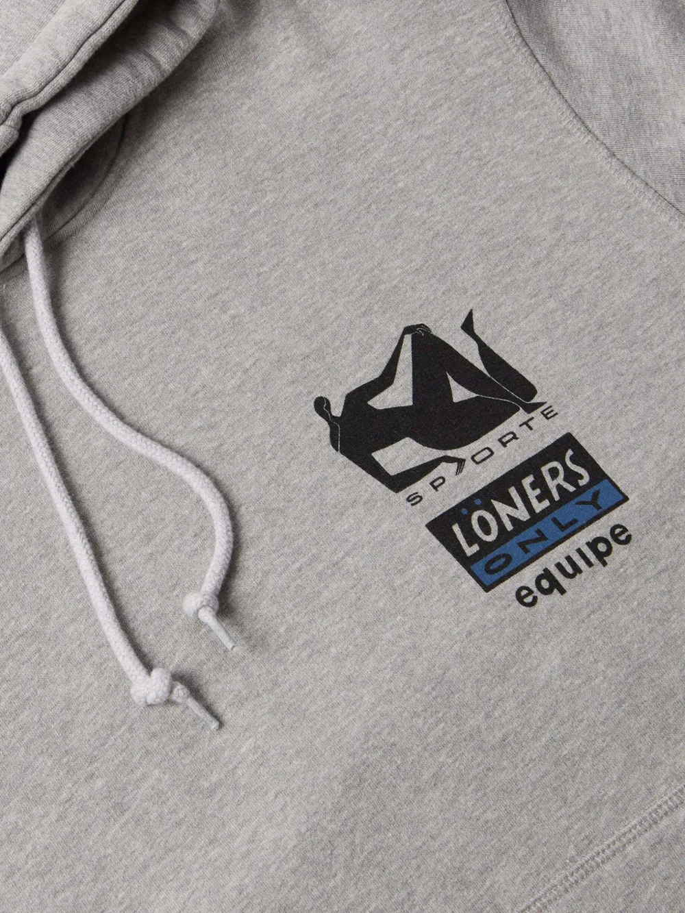 BY PARRA Sporte katoenen hoodie met grafisch detail Grijs