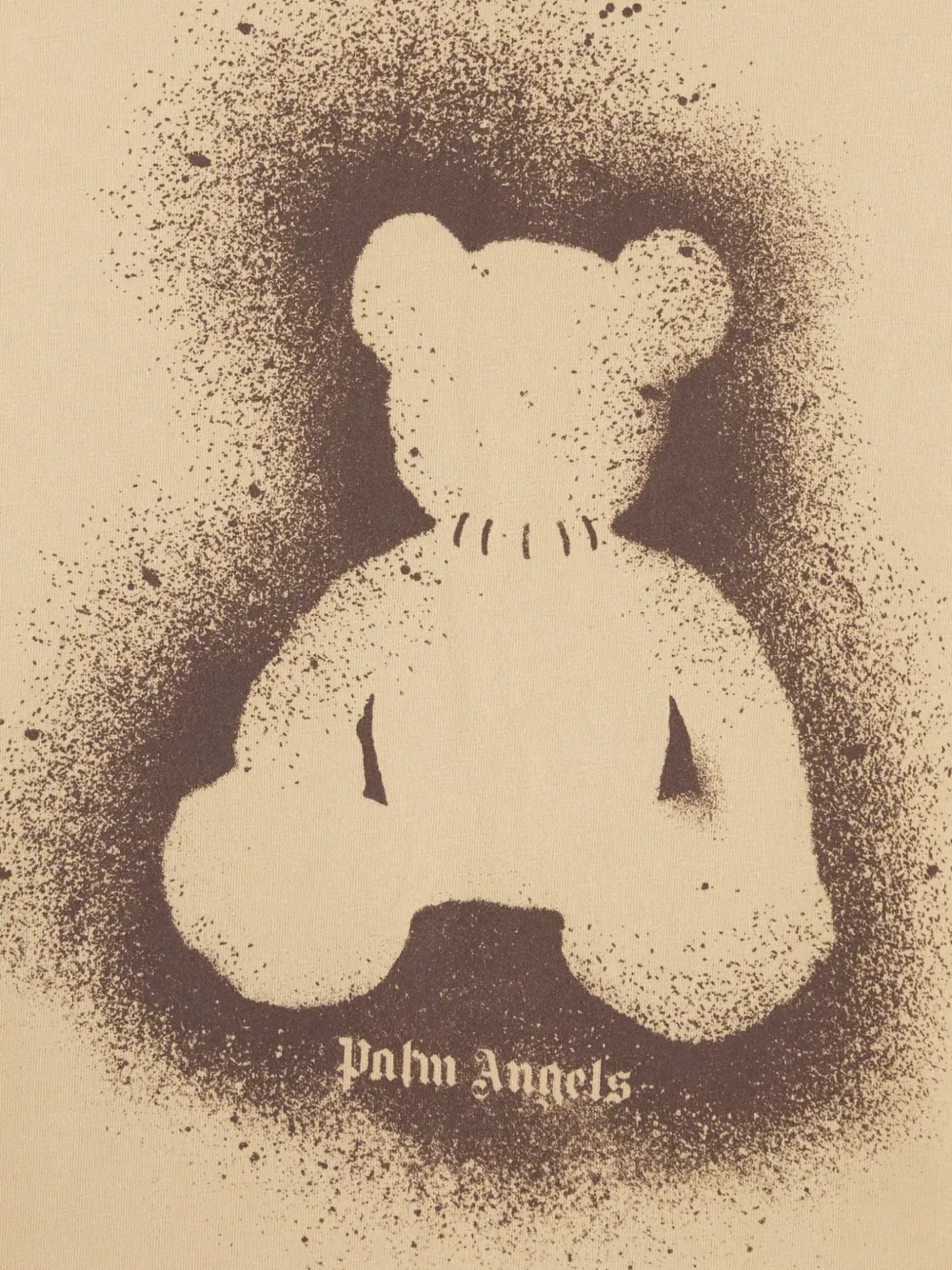 Palm Angels T-shirt met grafische beerprint Beige